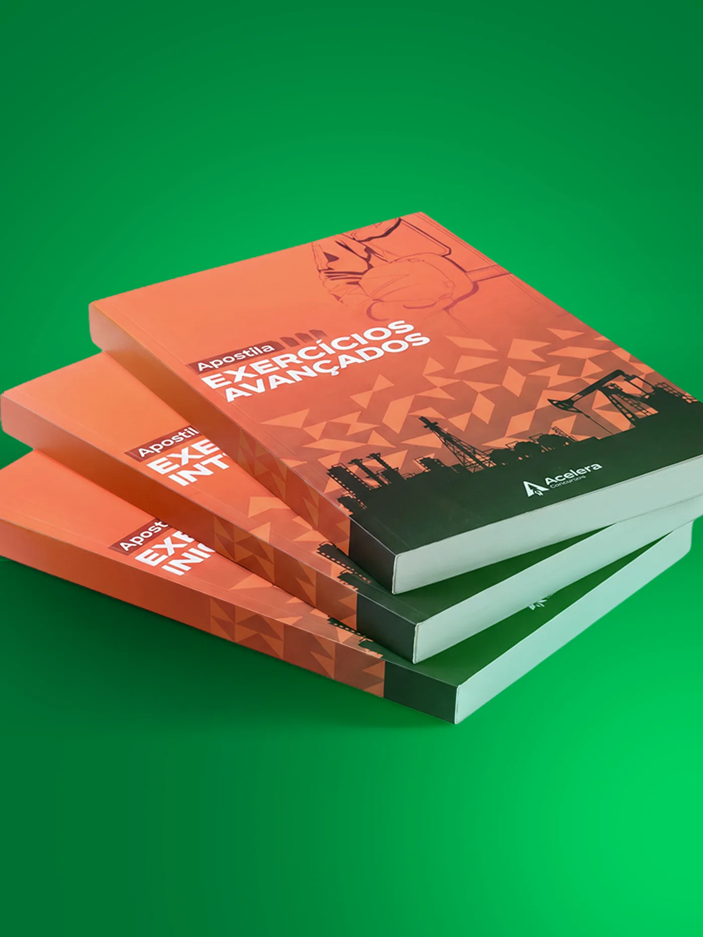 Apostilas físicas da Acelera Concursos